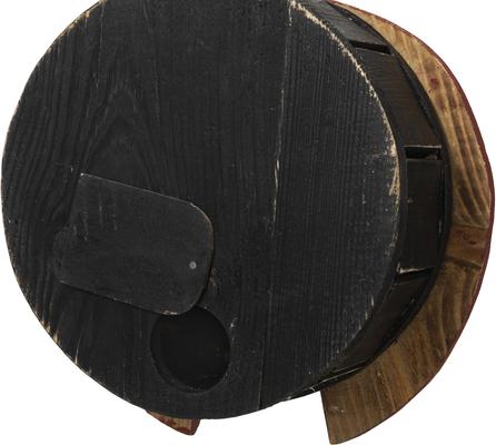 Show full view: Glitzhome Unique Cute & Lifelike Ladybug Shaped Distressed Solid Wood Decorative Outdoor Garden Birdhouse, Red slide 8 of 9