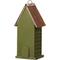 Show in main carousel: Glitzhome Washed Distressed Solid Wood HOME Inspiration Single Family Decorative Outdoor Garden Birdhouse, Green slide 8 of 9