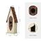 Show in main carousel: Glitzhome Washed White Distressed Solid Wood Birdhouse, White slide 2 of 9