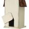 Show in main carousel: Glitzhome Washed White Distressed Solid Wood Birdhouse, White slide 8 of 9