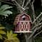 Show in main carousel: Glitzhome Wood Barn Garden Birdhouse, Red slide 5 of 8
