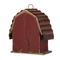 Show in main carousel: Glitzhome Wood Barn Garden Birdhouse, Red slide 7 of 8