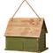 Show in main carousel: Glitzhome Wood Distressed Garden Birdhouse, Green slide 7 of 8
