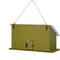 Show in main carousel: Glitzhome Wood & Metal License Plates Birdhouse, Green slide 6 of 6