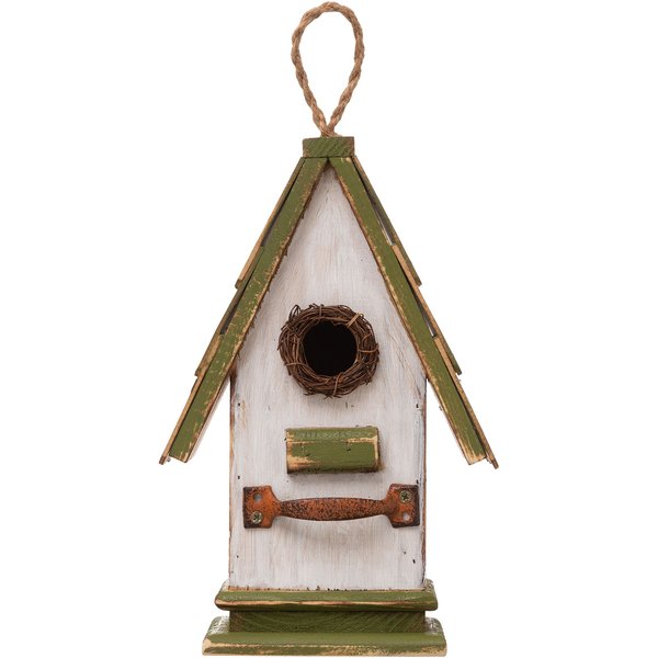 Galapagos Shack Deco Birdhouse, Fresh Green