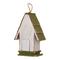 Show in main carousel: Glitzhome Wood Roof Garden Birdhouse, Green slide 6 of 7