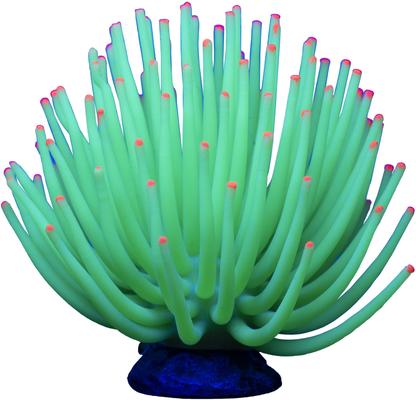 Show full view: GloFish Anemone Aquarium Ornament, Green slide 2 of 9