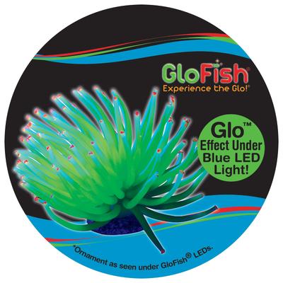 Show full view: GloFish Aquarium Anemone Ornament, Medium, Yellow slide 3 of 6