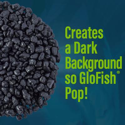 Show full view: GloFish Aquarium Fish Gravel, Black, 5-lb slide 5 of 7