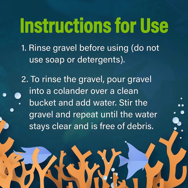 Show full view: GloFish Aquarium Fish Gravel, Black, 5-lb slide 6 of 7