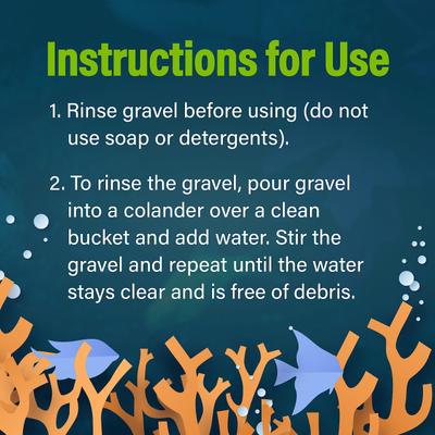 Show full view: GloFish Aquarium Fish Gravel, Black & White, 5-lb slide 6 of 7