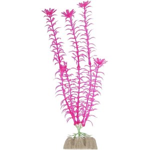 GloFish Aquarium Plant, Pink, Large