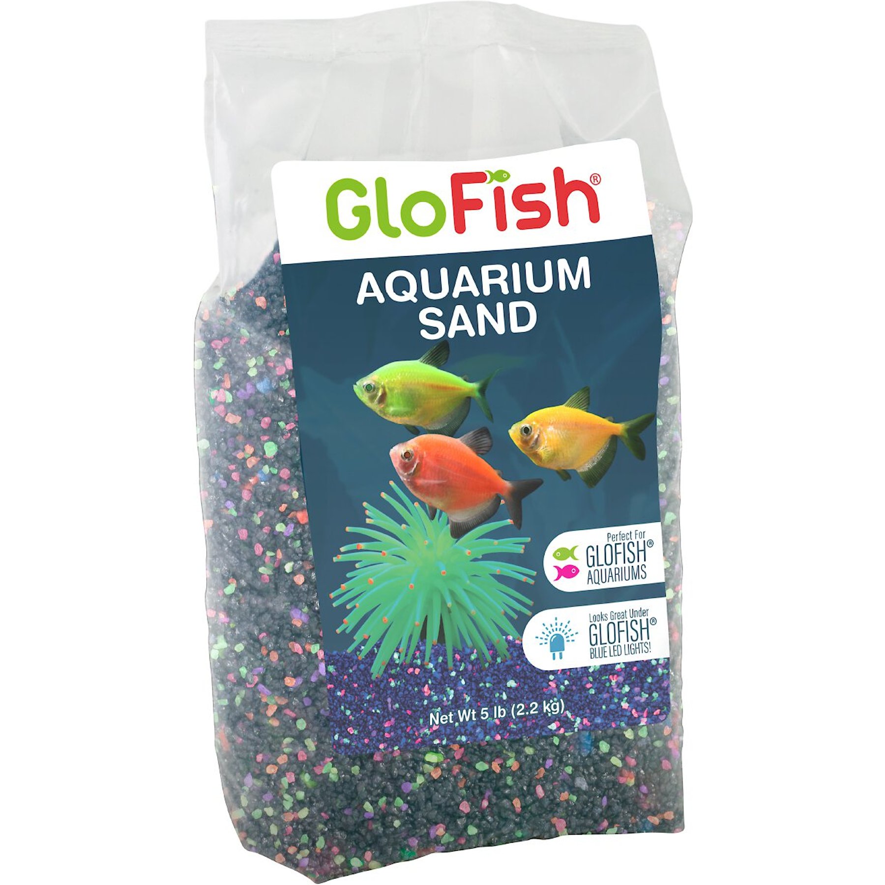 GloFish Aquarium Sand, 5-lb bag