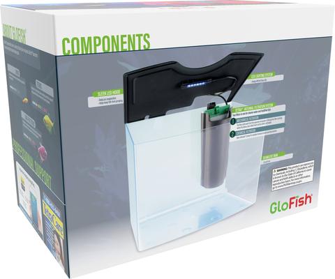 Show full view: GloFish Aquarium Starter Kit, 3-gal slide 2 of 5