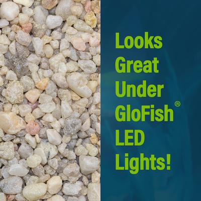Show full view: GloFish Fluorescent Aquarium Gravel, 5-lb bag, Pearlescent slide 4 of 8