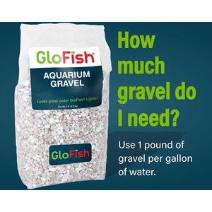 GloFish Fluorescent Aquarium Gravel, 5-lb bag, Pearlescent