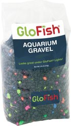 GloFish Fluorescent Aquarium Gravel, Black, 5-lb bag
