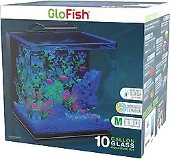 GloFish Glass Aquarium Kit, 10-gal