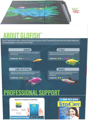 Show full view: GloFish LED Lighting & Filter Aquarium Kit, 5-gal slide 4 of 10