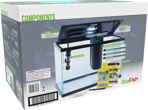 Show full view: GloFish LED Lighting & Filter Aquarium Kit, 5-gal slide 9 of 10