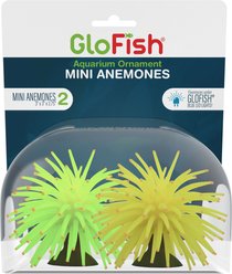 GloFish Mini Anemone Aquarium Ornament, 2 Count