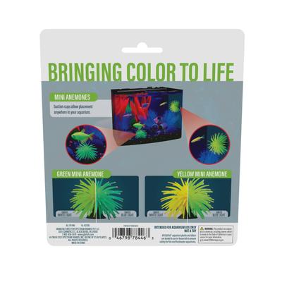 Show full view: GloFish Mini Anemone Aquarium Ornament, 2 Count slide 2 of 10