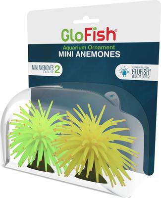 Show full view: GloFish Mini Anemone Aquarium Ornament, 2 Count slide 5 of 10