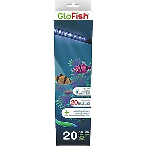 GloFish Multi-Color LED Aquarium Light Sticks, 20-gal, 10-in, 2 count