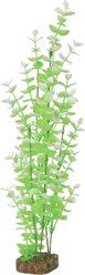 GloFish Plastic Aquarium Plant, Green/White, X-Large