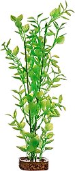 GloFish Plastic Aquarium Plant, Green/Yellow, Large