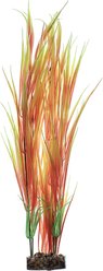 GloFish Plastic Aquarium Plant, Orange/Yellow, X-Large