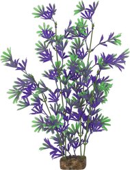 GloFish Plastic Aquarium Plant, Purple/Green, X-Large