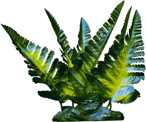 Show full view: GloFish Yellow Fern Plant Aquarium Decor slide 4 of 9