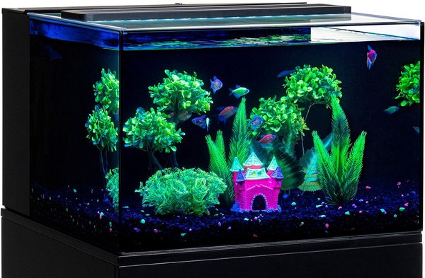 Show full view: GloFish Yellow Fern Plant Aquarium Decor slide 5 of 9