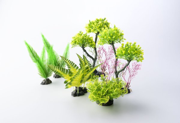 Show full view: GloFish Yellow Fern Plant Aquarium Decor slide 8 of 9