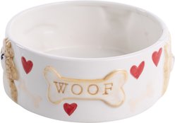 Glory Haus Woof Bone Dog Dish slide 1 of 2