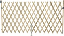 GMI Keepsafe Wooden Expanding Pet Gate, 5-ft wide