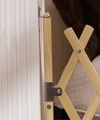Show full view: GMI Keepsafe Wooden Expanding Pet Gate, 9-ft wide slide 8 of 11