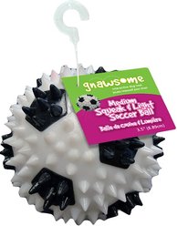 Gnawsome Squeak & Light LED Soccer Ball Dog Toy, Color Varies, Medium