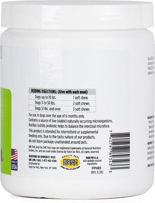 Show full view: GNC Pets Advanced Digestion Support Chicken Flavor Soft Chews Dog Supplement, 90 count slide 4 of 6