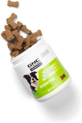 Show full view: GNC Pets Advanced Digestion Support Chicken Flavor Soft Chews Dog Supplement, 90 count slide 6 of 6