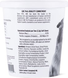 GNC Pets ESSENTIALS Digestion Soft Chews Dog Supplement, 60 count slide 2 of 3