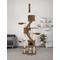Show in main carousel: Go Pet Club 106-in Floor-to-Ceiling Faux Fur Cat Tree & Condo, Brown slide 1 of 6