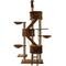 Show in main carousel: Go Pet Club 106-in Floor-to-Ceiling Faux Fur Cat Tree & Condo, Brown slide 3 of 6