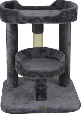 Show full view: Go Pet Club 23-in Faux Fur Cat Tree, Gray slide 3 of 5