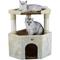 Show in main carousel: Go Pet Club 32-in Large Perch Cat Tree Condo, Beige/Brown slide 2 of 5