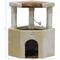 Show in main carousel: Go Pet Club 32-in Large Perch Cat Tree Condo, Beige/Brown slide 4 of 5