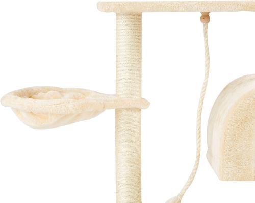 Show full view: Go Pet Club 36-in Faux Fur Cat Tree & Condo, Beige slide 6 of 11