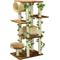 Show in main carousel: Go Pet Club 58-in Forest with Leaves Cat Tree, Beige/ Brown slide 4 of 5