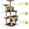 Show in main carousel: Go Pet Club 61-in Faux Fur Cat Tree & Condo, Beige slide 2 of 6